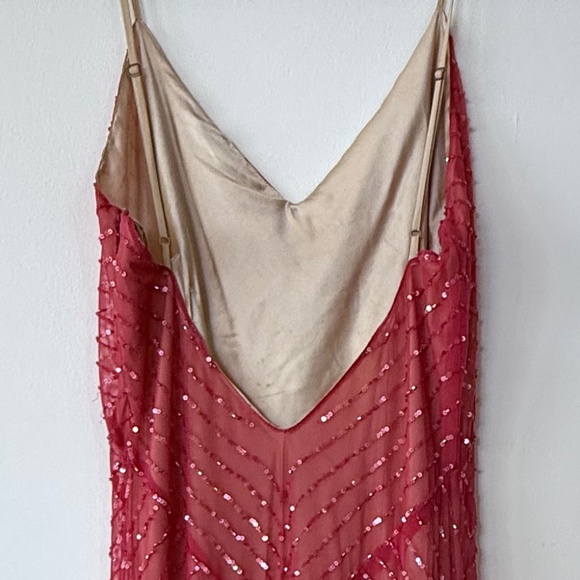 Sara Feinberg Silk Beaded Dress - Picture 3 of 5